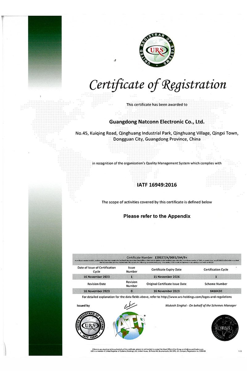 IATF 16949:2016 Quality Management System Certification for the Automotive Industry